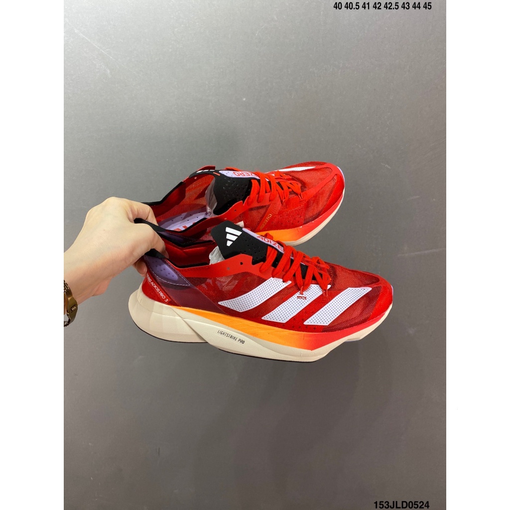 Giày Chạy Bộ Khử Trùng adizero adizero Dios pro 3 marathon Kỷ Niệm 40 Năm Siêu Bền Thấm Hút Uvwvi Amd