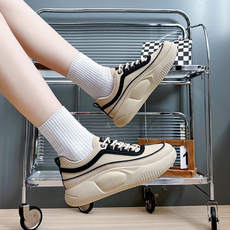 Giày Thể Thao Đế Dày Thoáng Khí Phong Cách Hàn Quốc Thời Trang Mùa Thu Mới Cho Nữ aa0697