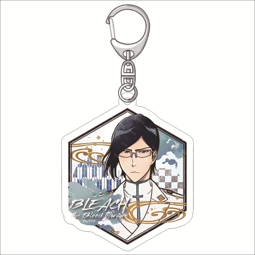 BLEACH Chết móc khóa Kurosaki Ichigo Zaraki Kenpachi Rukia Kuchiki Byakuya acrylic mặt dây chuyền