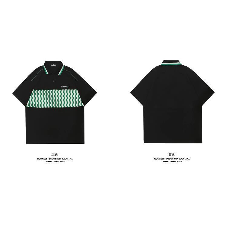 Áo polo Ngắn Tay Form Rộng Thời Trang Cho Nam