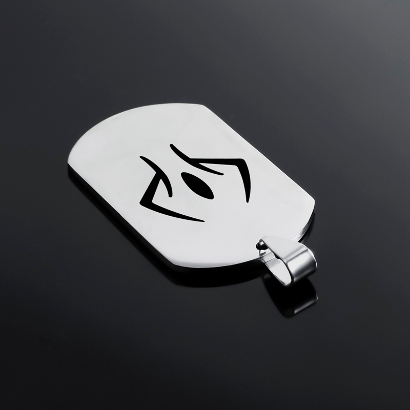 Diamd Vòng cổ Thép Không Gỉ Mặt Hình jujutsu kaisen Phong Cách Quân Đội