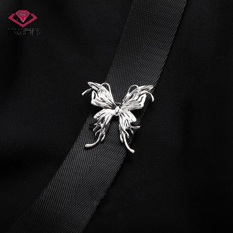 Ghim Cài Áo Hình Bướm Bằng Kim Loại Phong Cách ins Dành Cho Nữ Mới