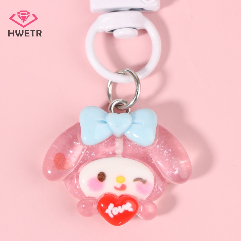Dây Treo Điện Thoại / Móc Khóa Hình Hoạt Hình melody / hello kitty Đáng Yêu Mới