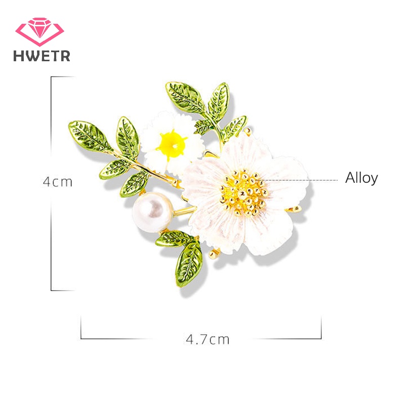 Trâm Cài Áo 2 Màu Hình Hoa Đào Bằng Hợp Kim Lãng Mạn Mới