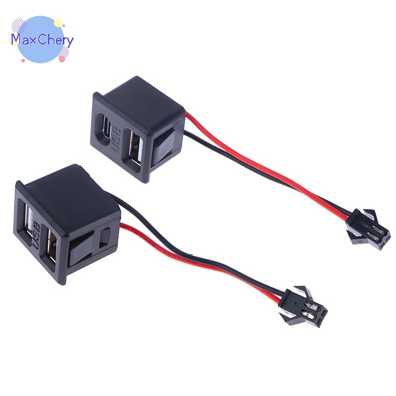 1 Đuôi Đèn Hai Lớp Cổng usb type-c Có Cáp Kết Nối Mới