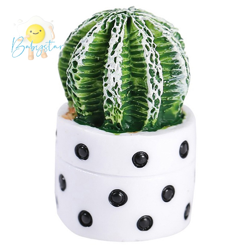 Mô Hình Chậu Cây Xương Rồng Mini Trang Trí Nhà Búp Bê Mới