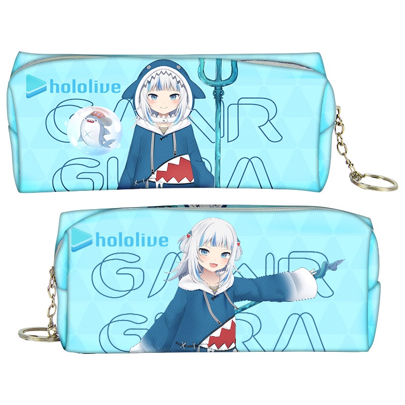 Ere1 Túi Đựng Bút In Hình anime hololive Sức Chứa Lớn shirakami fubuki Minto aqua