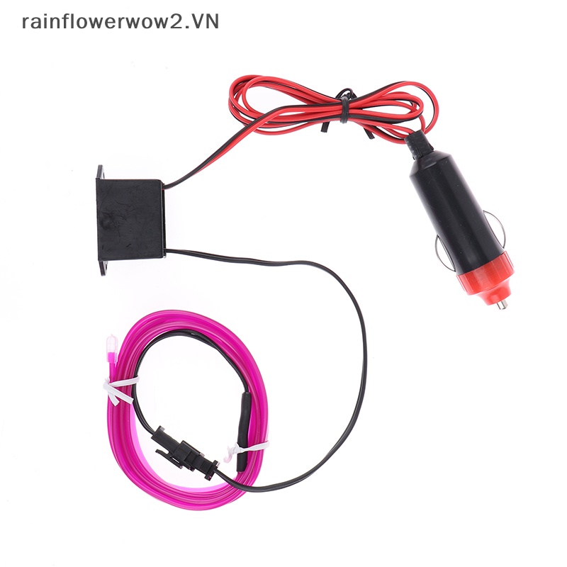 1 Cuộn Dây Đèn led neon el Trang Trí Nội Thất Xe Hơi diy Có Cổng usb