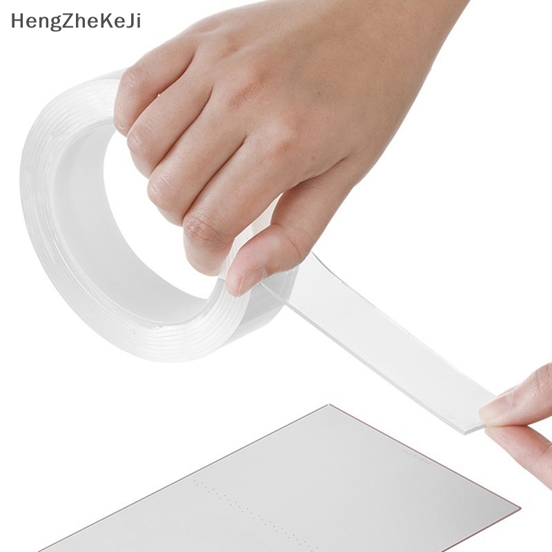 Băng Keo Hai Mặt nano Trong Suốt Chống Nước 1 / 2 / 3 / 5m