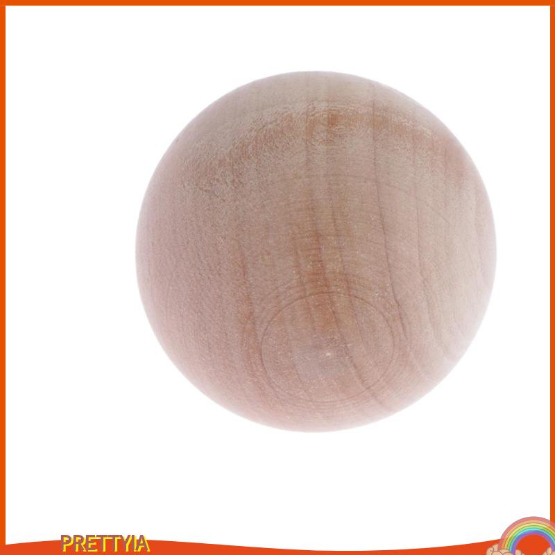 Bộ 10 Hạt Gỗ Tròn 4cm / 1.6inch Làm Đồ Thủ Công