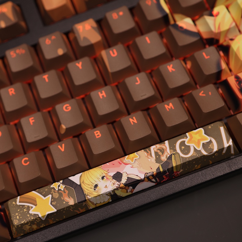 Hook Keycaps Cherry Profile Honkai Star Rail PBT Dye Sub Bàn Phím Cơ Keycap