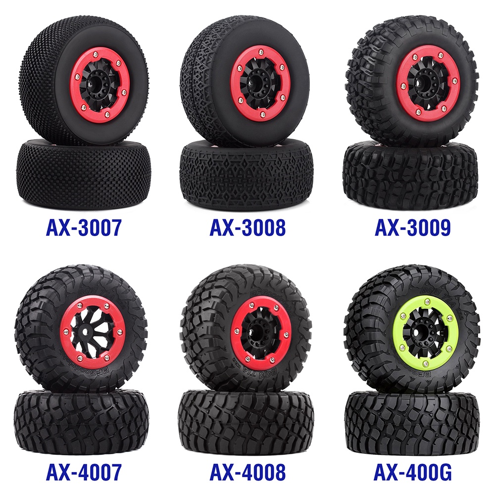 Austar Bộ 4 Bánh Xe Cao Su 110mm Tỉ Lệ 1 / 10 Cho arrma senton xlh 9125 traxxas slash