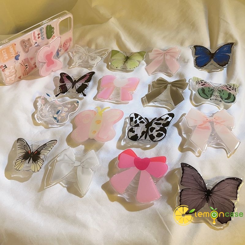 Giá Đỡ Điện Thoại Hình Hoa Và Bướm Đáng Yêu