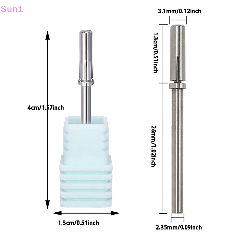 Mũi Khoan mini 3.1mm Bằng Thép Không Gỉ 3 / 32 "Chuyên Dụng Cho Trang Trí Móng Tay