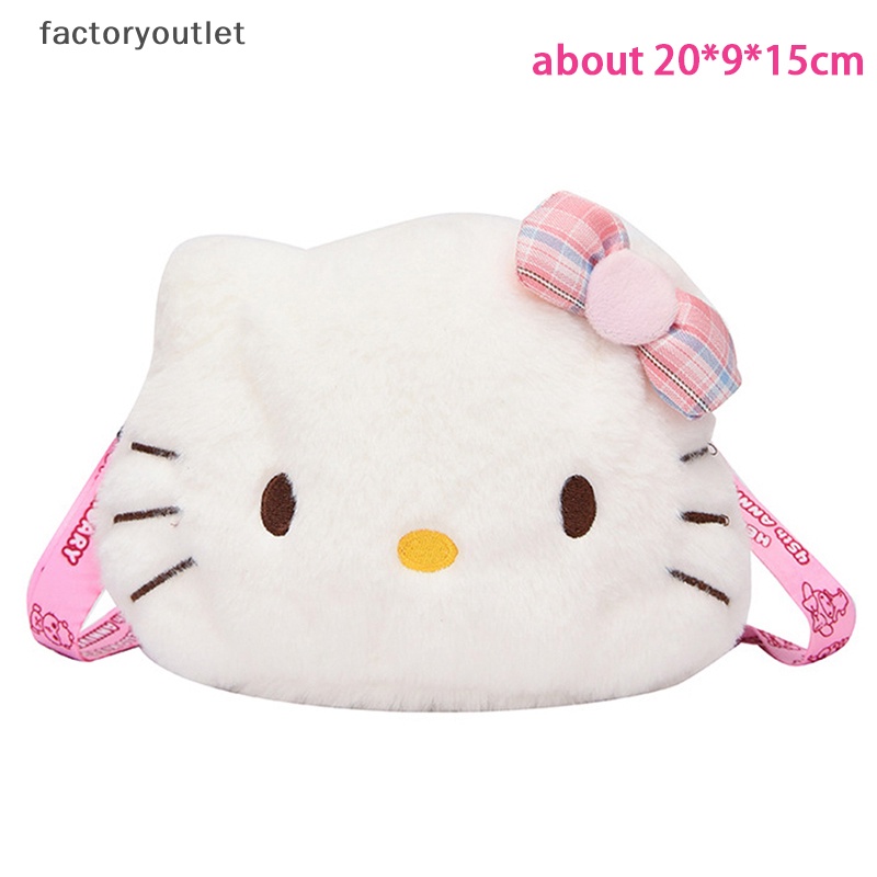 Thời Trang Túi Đeo Vai mini Hình sanrio hello kitty Nhồi Bông Dễ Thương Mới