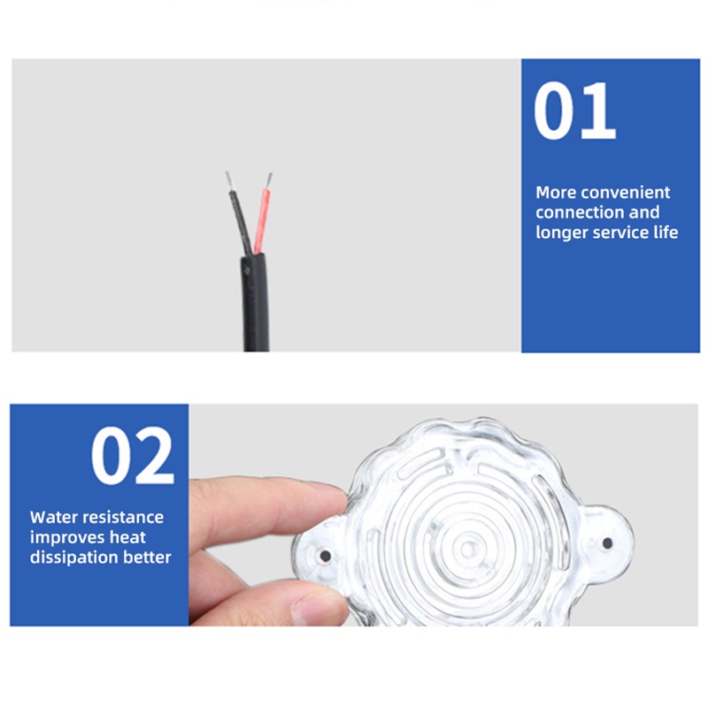 Đèn led Tín Hiệu Cảnh Báo 12v / 24v Chuyên Dụng Cho Xe Mô Tô - YKD