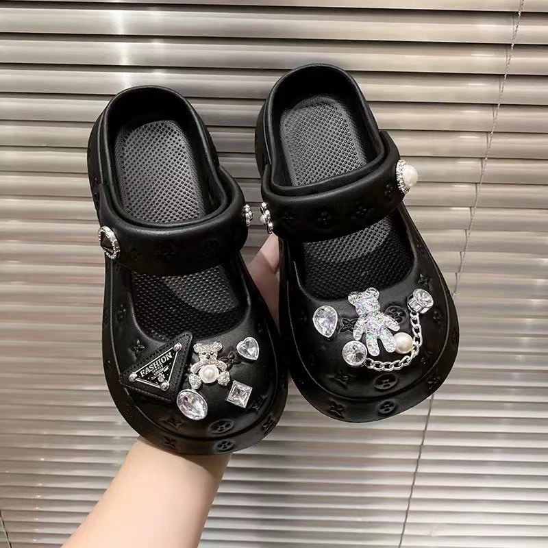 Batong Dép Quai Ngang Đế Dày Thời Trang Mùa Hè Cho Nữ