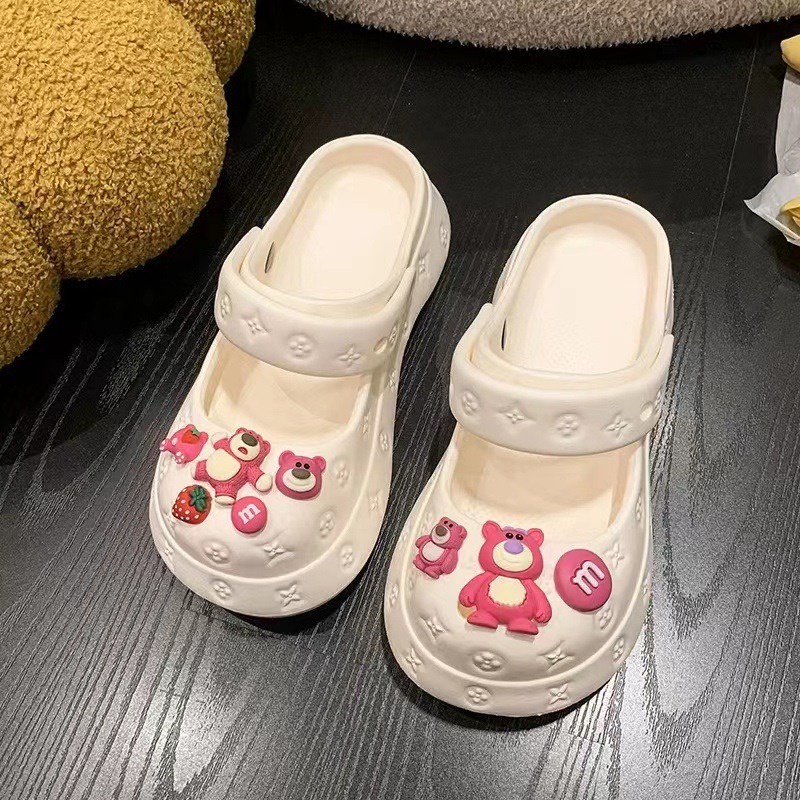 Batong Dép Quai Ngang Đế Dày Thời Trang Mùa Hè Cho Nữ