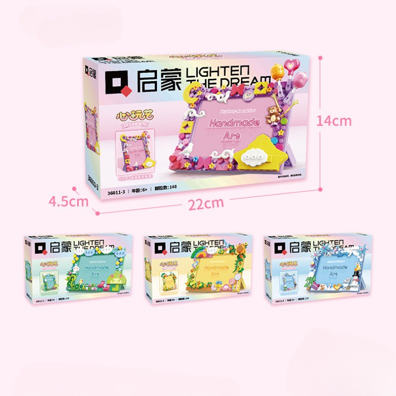 Bộ Đồ Chơi Xếp Hình Khung Ảnh Giáo Dục Cho Bé Gái