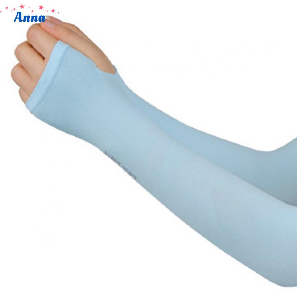 Long Arm Driving Half Finger Gloves Sleeve Cycling Bike UV Sun Protection Cover