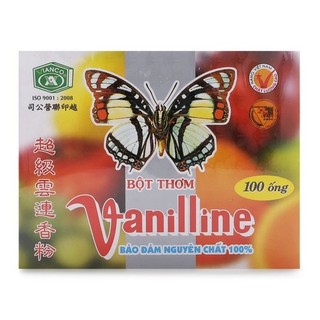 Bột vani hiệu con bướm gói 10 ống