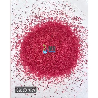 Cát nmf đỏ garnet ruby - cát đỏ trải nền thủy sinh