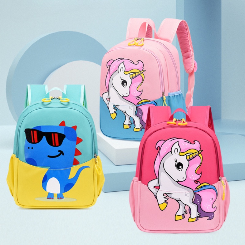 Balo Đi Học Họa Cho Bé Gái Và Bé Trai Tiết Hoạt Hình Ngựa pony Siêu Nhân Dễ Thương Cho Bé Lên Mẫu Giáo Mầm Nôn