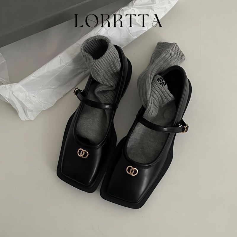 LORRTTA Dép sandal nữ Hở Ngón Đế Dày mary jane Mùa hè Kiểu Dáng Thời Trang B28G1AV 34Z230823