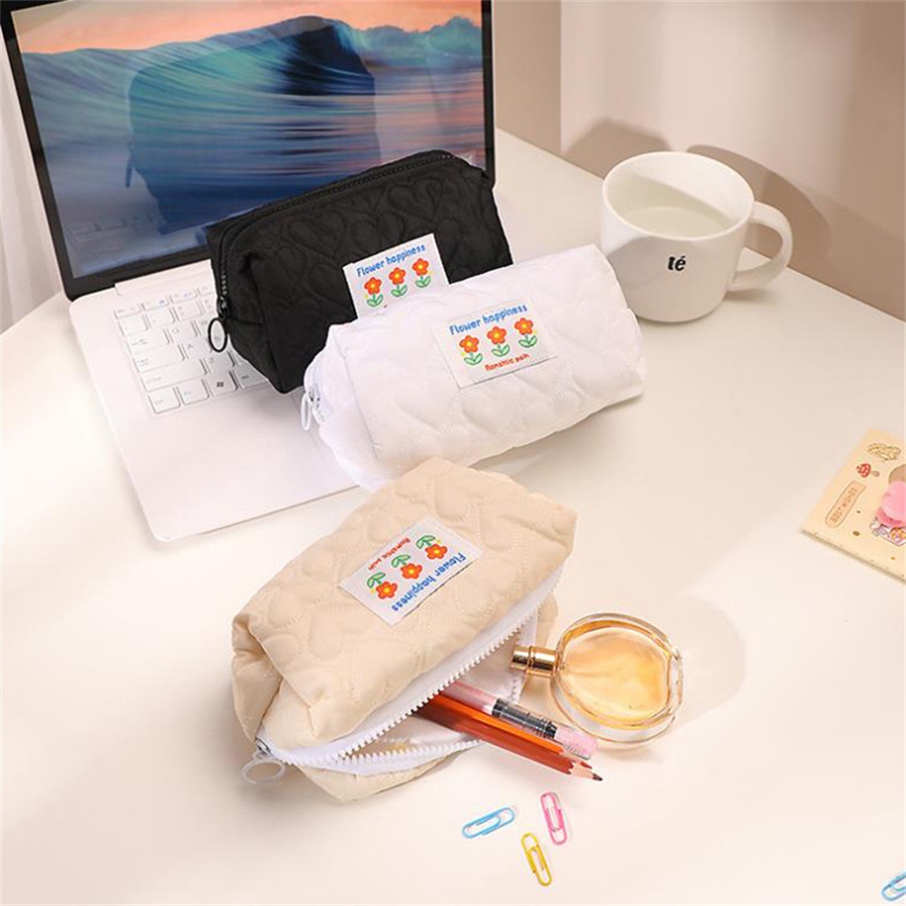 Kawaii Túi Đựng Bút Hình Hoa Nhỏ Đơn Giản Dễ Thương