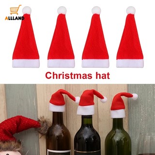 Vỏ bọc chai rượu mini hình nón giáng sinh sáng tạo trang trí bữa tiệc / nhà ở / tiệc tùng / bữa tiệc tùng / bữ