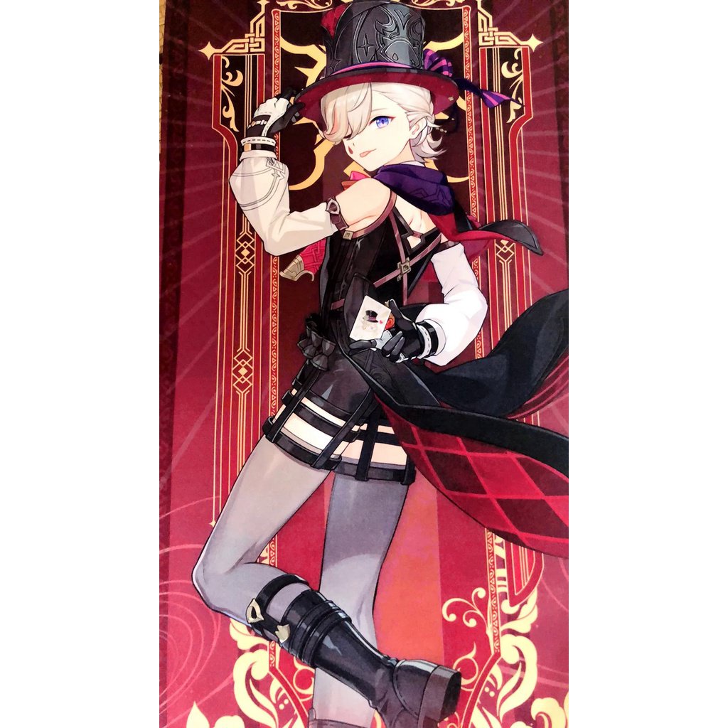 ★Genshin Impact★Mới Tranh Treo poster Hoạt Hình anime Nhật Bản fontaine magician lyney & lynette