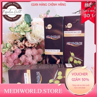Nhuộm tóc phủ bạc Hello Color 100%