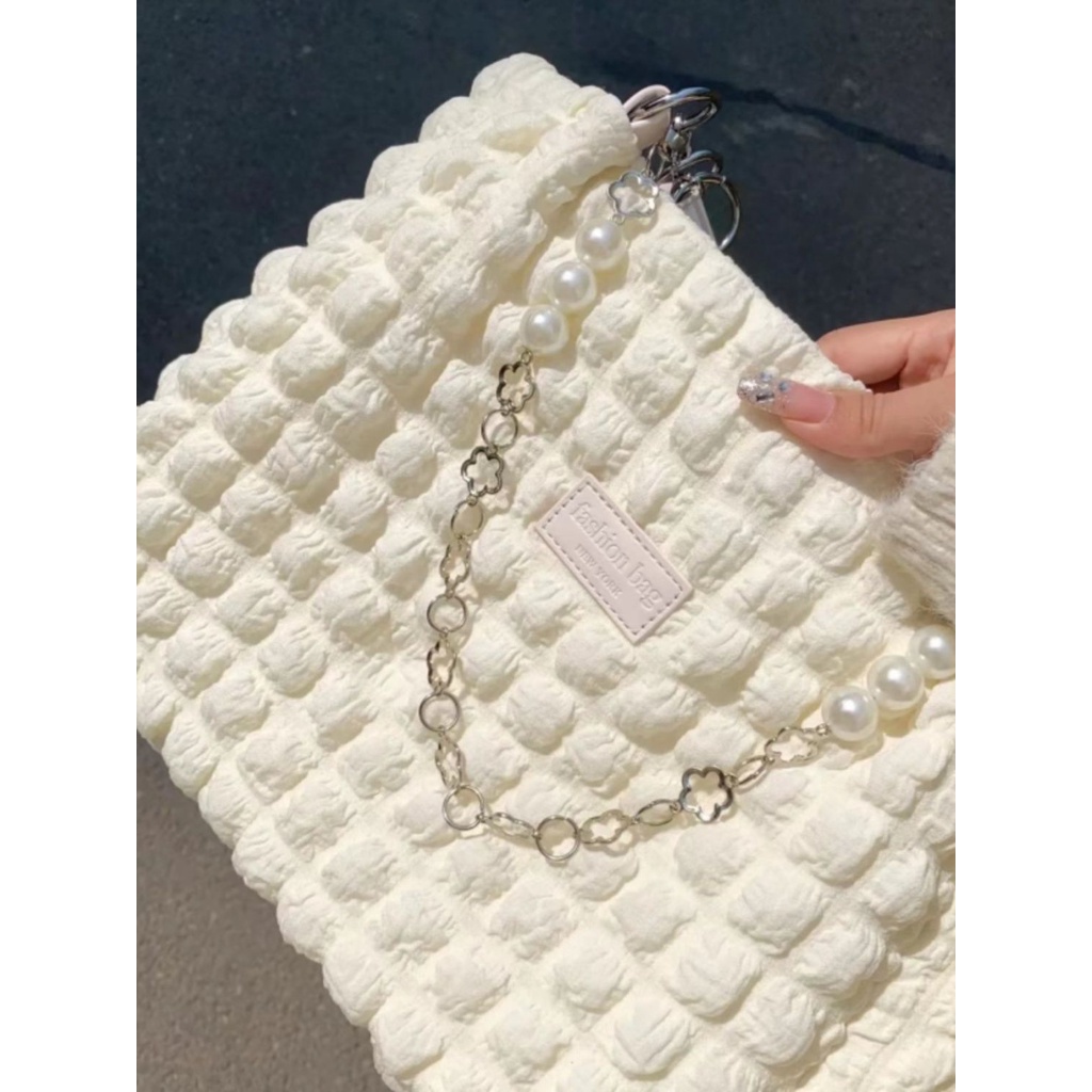 Túi Xách Đeo Vai Hình Đám Mây Kích Thước 35x25 Phong Cách Thời Trang Hàn Quốc Dành Cho Nữ