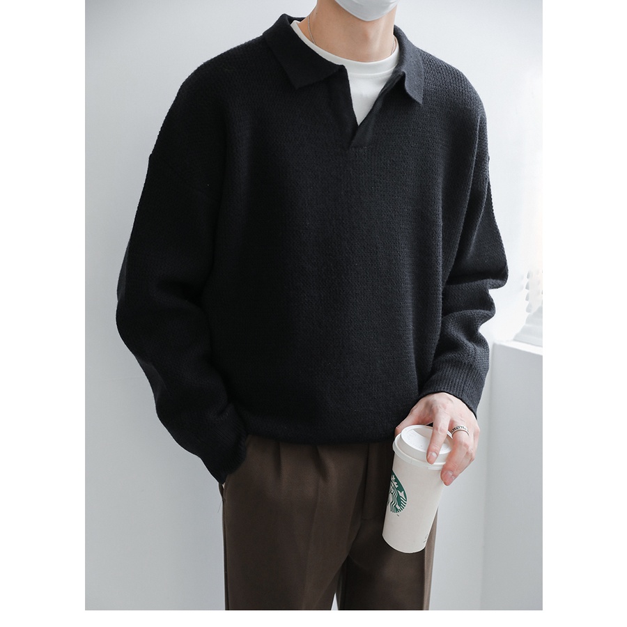 Áo sweater Dài Tay Dáng Rộng Thời Trang Xuân Thu Cá Tính Dành Cho Nam