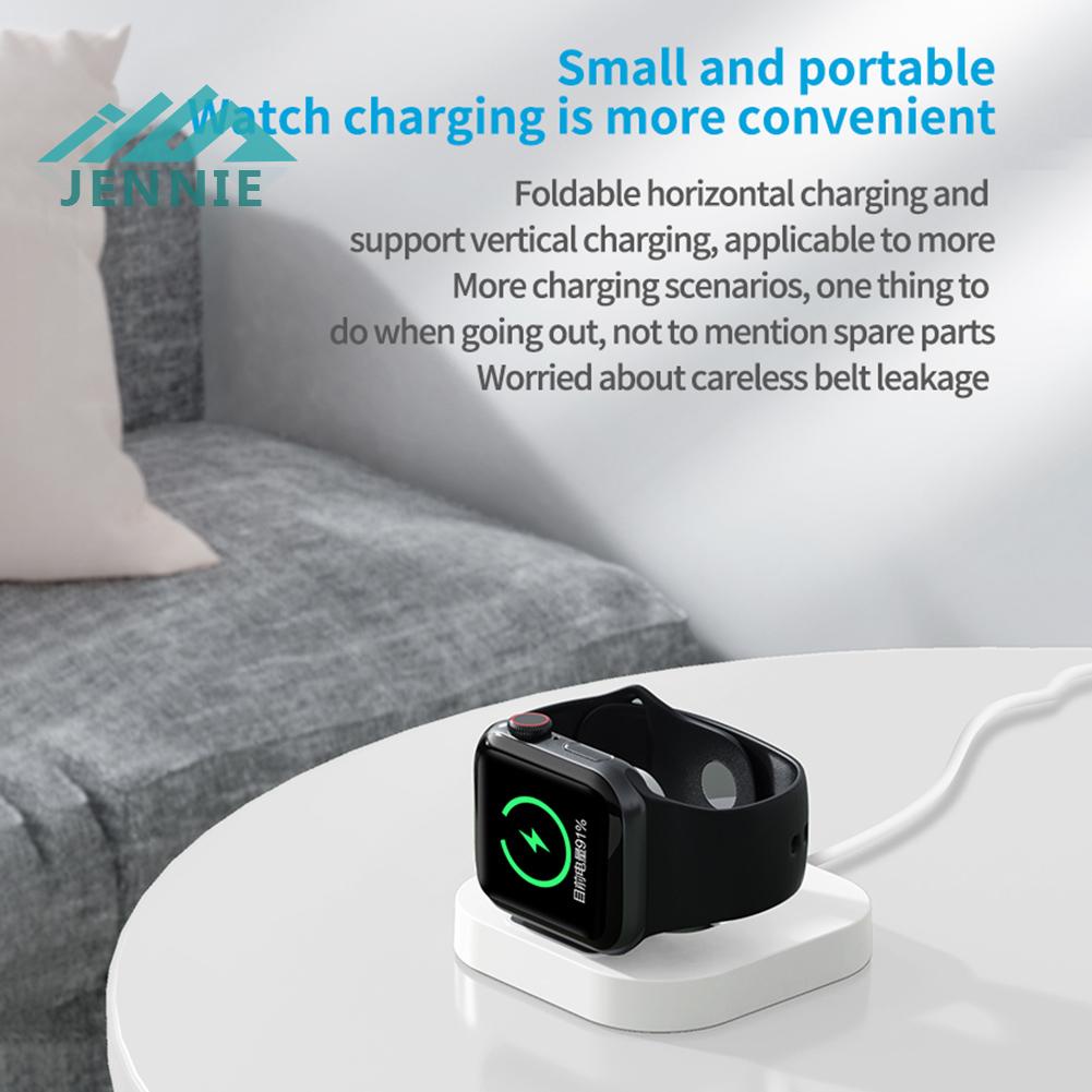 Đế Sạc Không Dây mini Từ Tính Cho apple watch series 8 / 7 / 6 / 5 / 4 / se / 3 / 2
