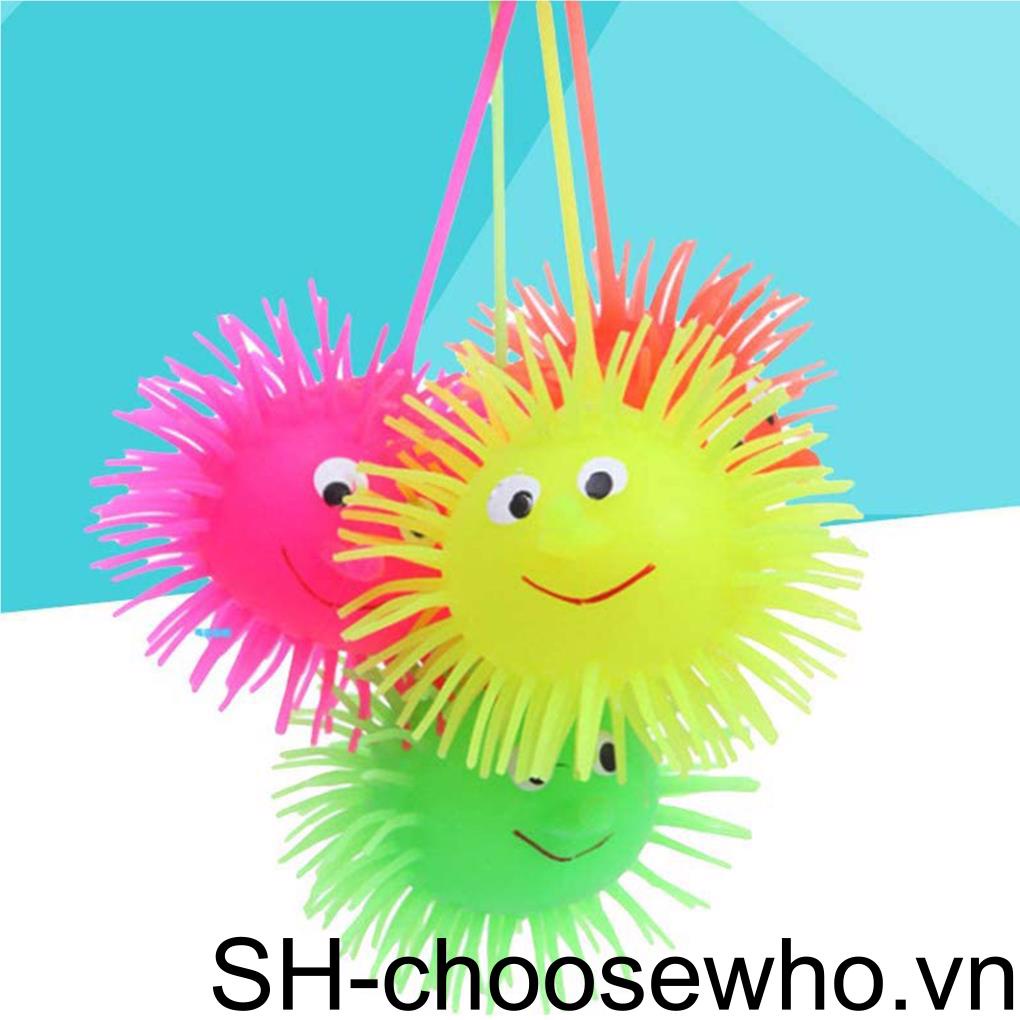 Đồ Chơi Quả Bóng Gai Cao Su Đàn Hồi Phát Sáng Giảm Căng Thẳng Cho Trẻ Em