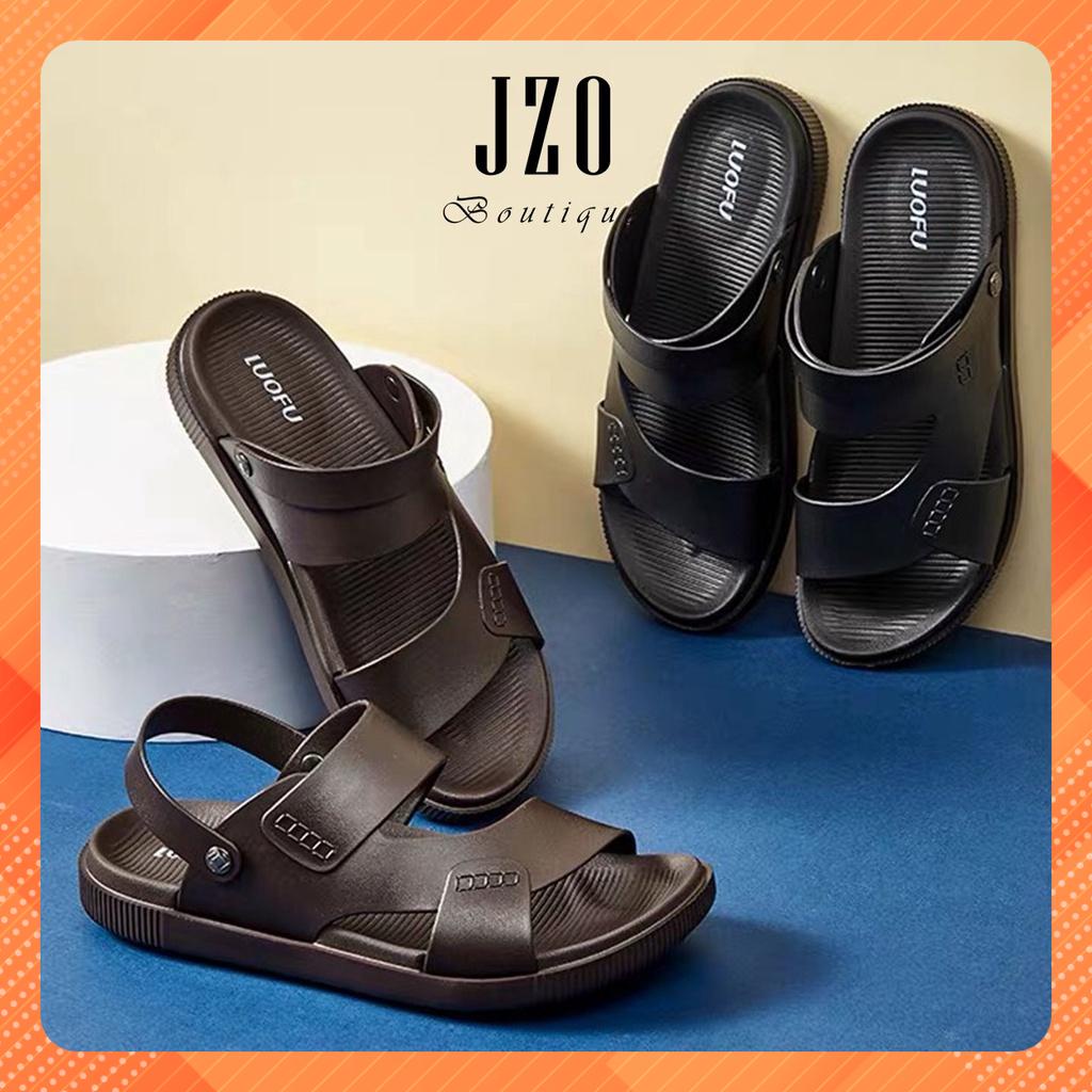 Dép sandal xăng đan nam hai quai chéo ngang LUOFU E6215