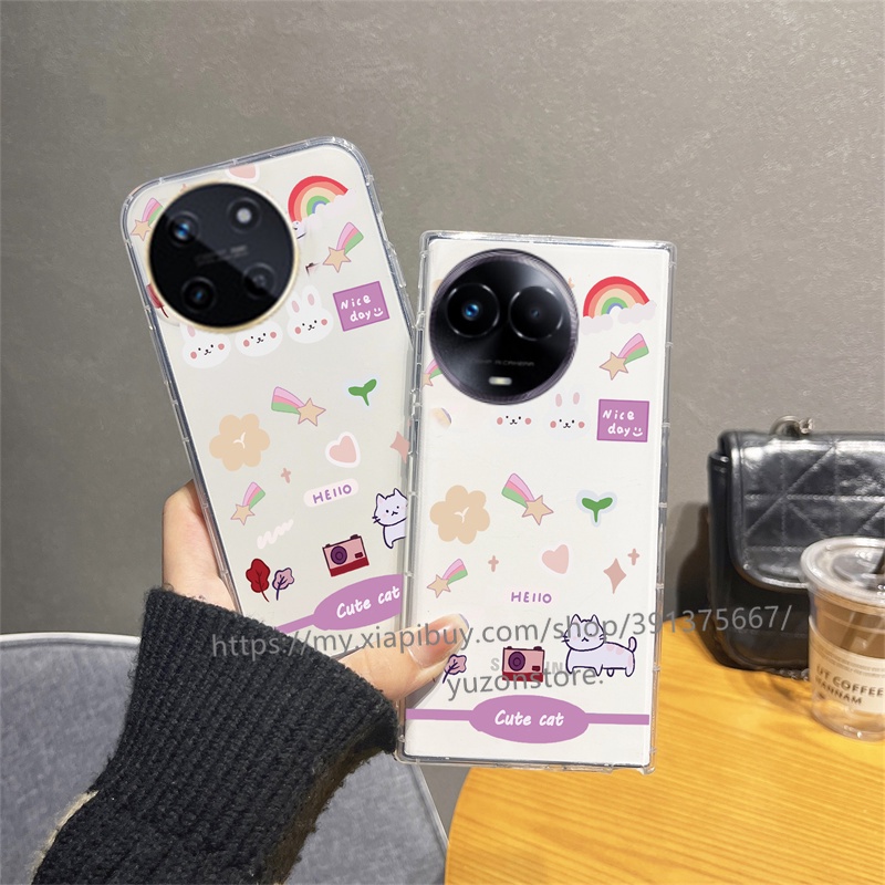 Ốp Điện Thoại Mềm Chống Sốc in Hình Hoạt Hình Dễ Thương Mẫu 2023 Cho realme 11 pro pro + nfc 4g 5g c51 c53 c55