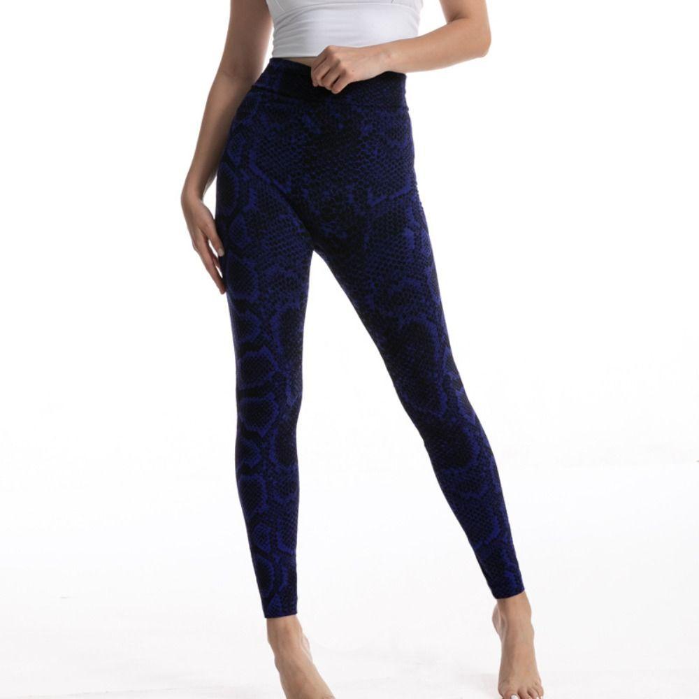 Wmes15h Quần Legging Nâng Mông Định Hình Cơ Thể Họa Tiết Da Rắn Cho Nữ