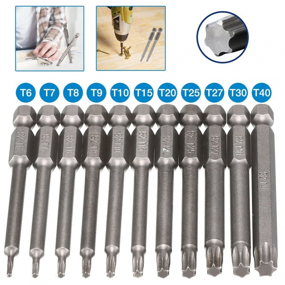 Tua Vít Hợp Kim Thép t10 t15 t20 t25 75mm t27 t30 t40 t6 t7 t8 t9 Chuyên Dụng