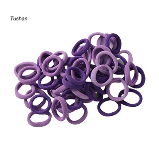 Set 100 Dây Cột Tóc Siêu Nhẹ Co Giãn Phong Cách Hàn Quốc
