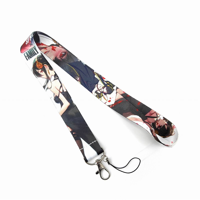 Songping Móc Khóa Có Dây Đeo Thẻ In Hình Hoạt Hình anime Gia Đình spy x Ya loid yor