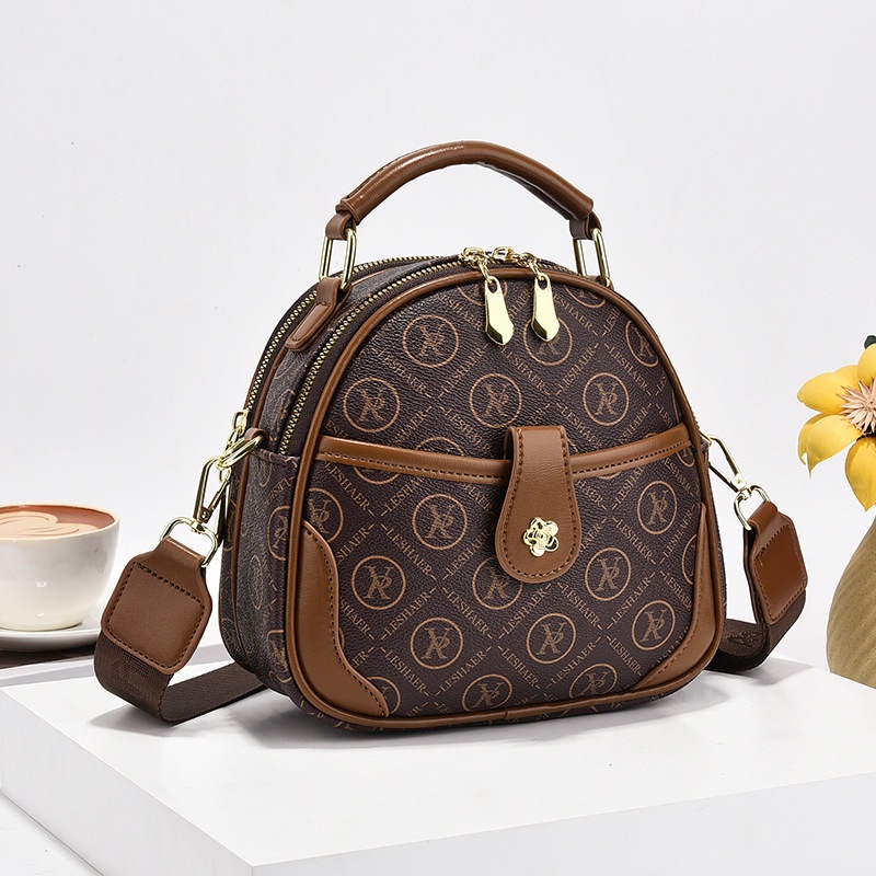 Chuwanglin Túi Da Đeo Chéo In Họa Tiết Thời Trang Cho Nữ