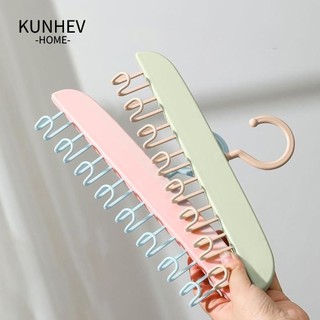 KUNHEV Móc Treo Quần Áo Bằng Nhựa Chống Trượt Tiết Kiệm Không Gian