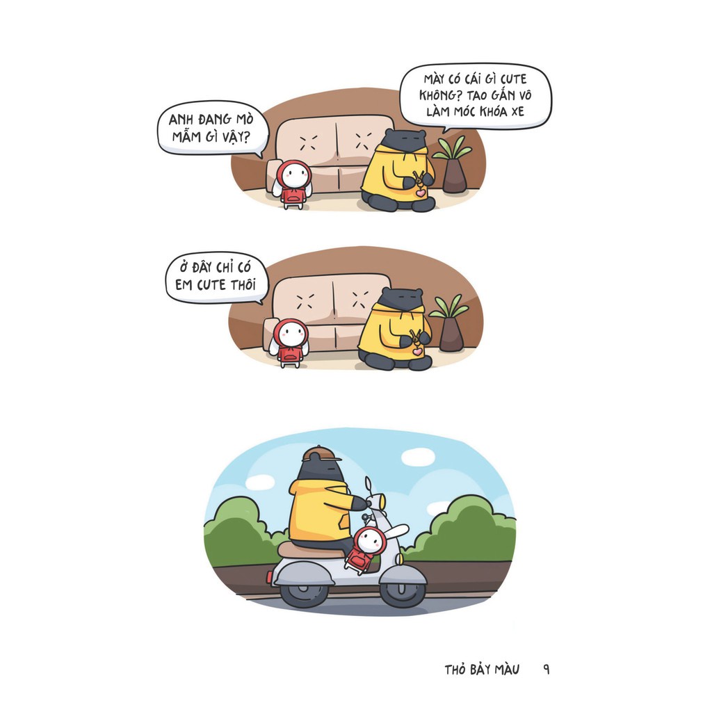 Sách Thỏ Bảy Màu Và Những Người Nghĩ Nó Là Bạn - Bản Quyền