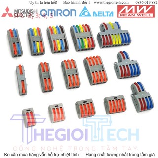 Cút nối nhanh dây điện 2p, 3p, 4p chịu dòng cao, chia dây điện 2 cực 2 vào 4 ra, 2 vào 6 ra, 2 vào 8 ra spl-42, spl-62