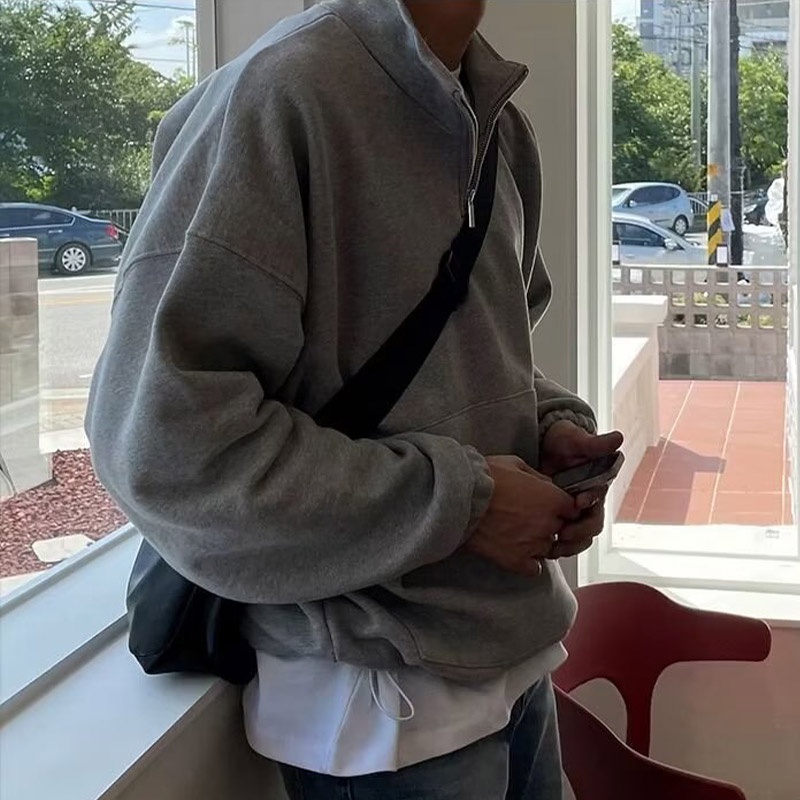 Áo Len Nam Dài Tay Cổ Tròn Thời Trang Hàn