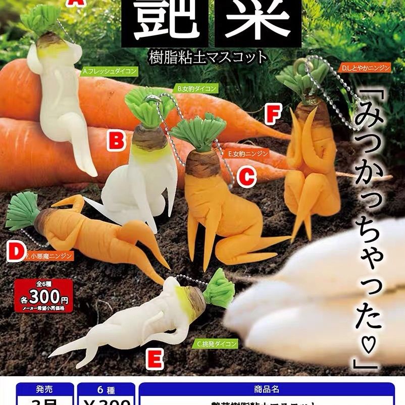 Đồ Chơi Đất Sét Mô Hình Cà Rốt / Rau Củ Đẹp Mắt 4Ccij