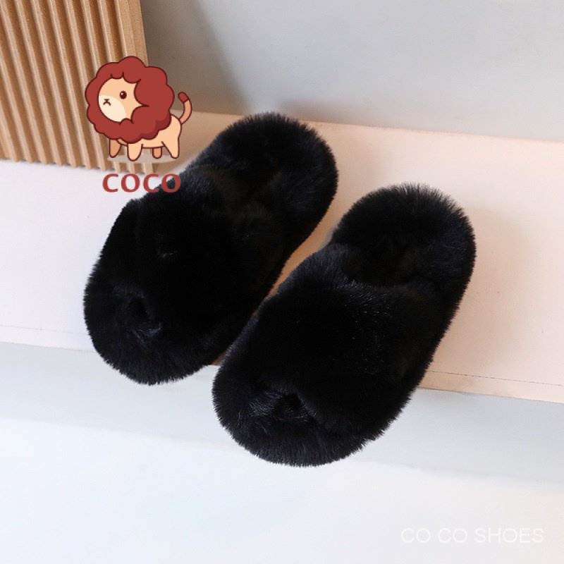 Dép Bông cotton Lót Lông Cừu Giữ Ấm Mùa Thu Và Mùa Đông Phong Cách Mới 2023 Dành Cho Người Lớn Và Trẻ Em