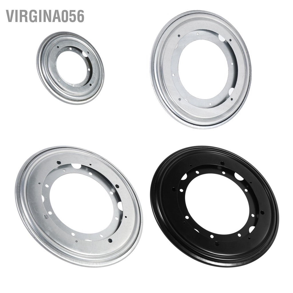 Virgina056 4 loại Hình dạng tròn nặng mạ kẽm Lazy Susan Bàn xoay Vòng bi Tấm